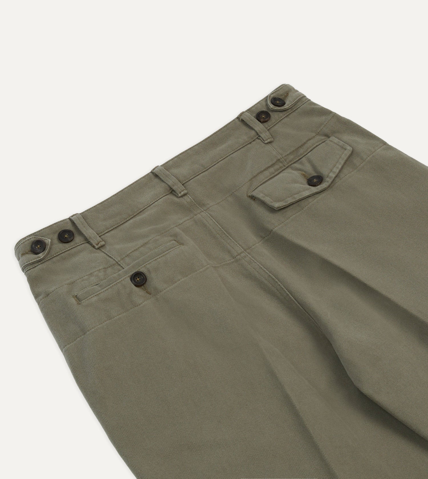 Khaki Heavy Cotton Twill Games Trousers