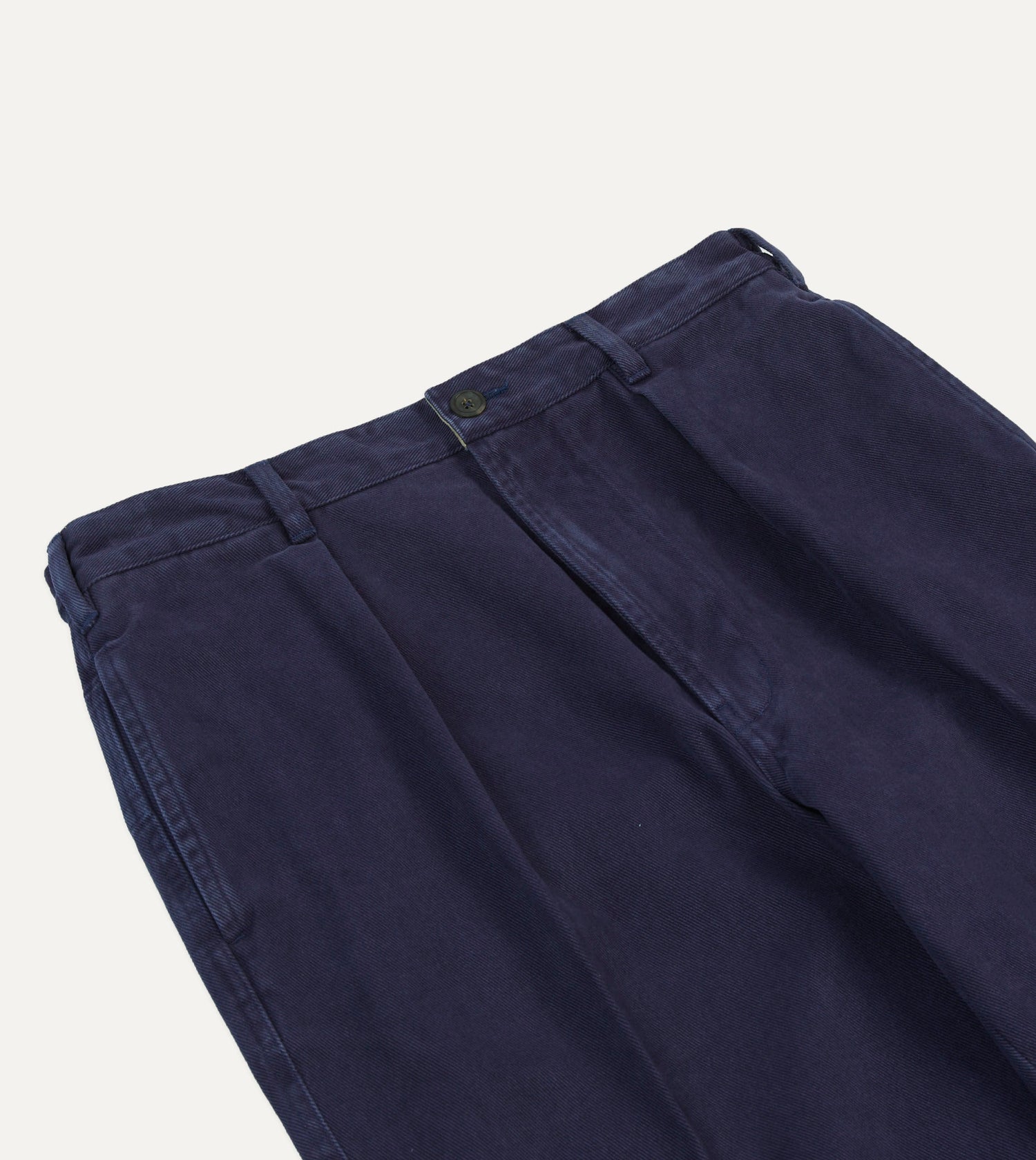 Indigo Heavy Cotton Twill Games Trousers