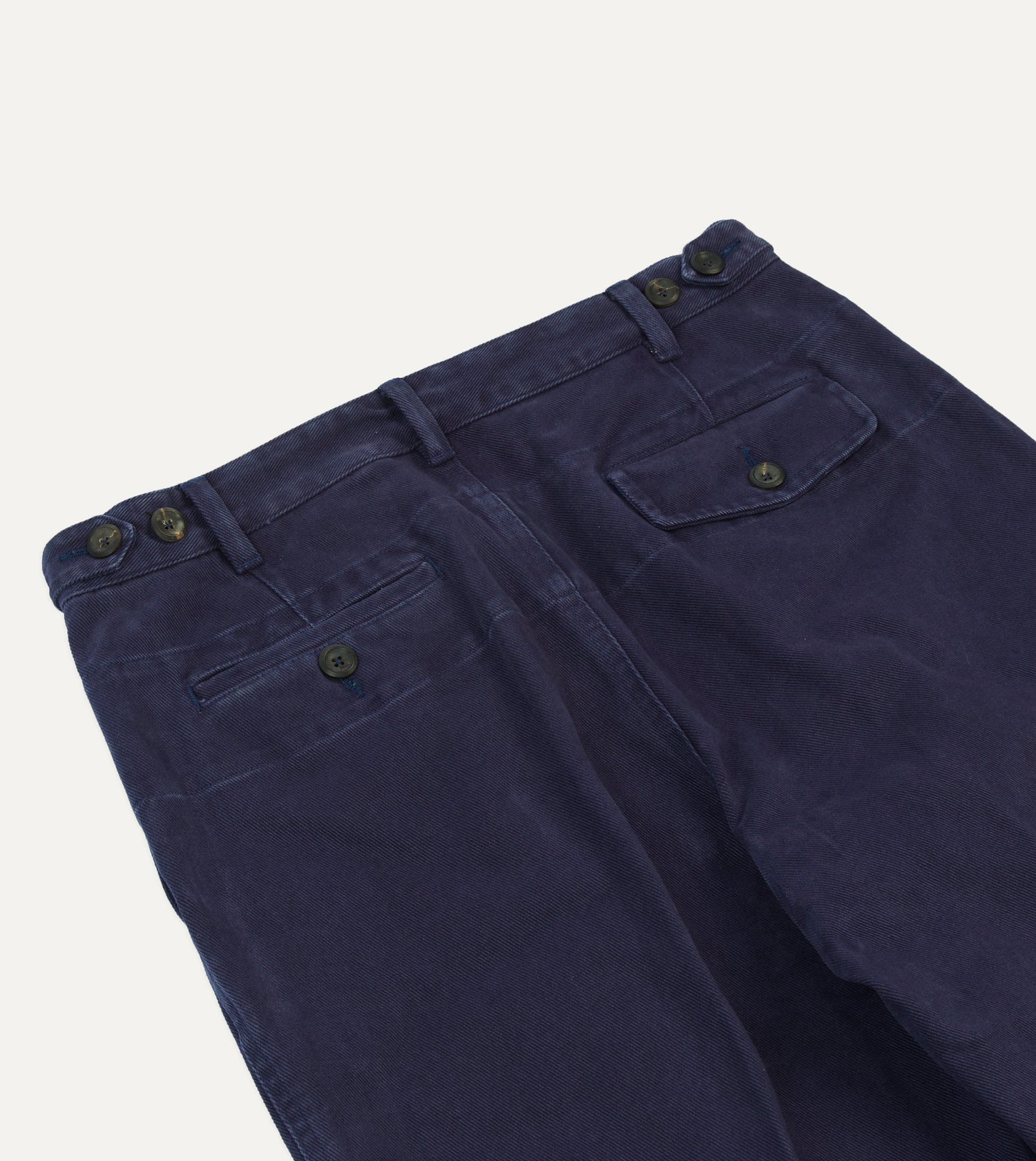 Indigo Heavy Cotton Twill Games Trousers