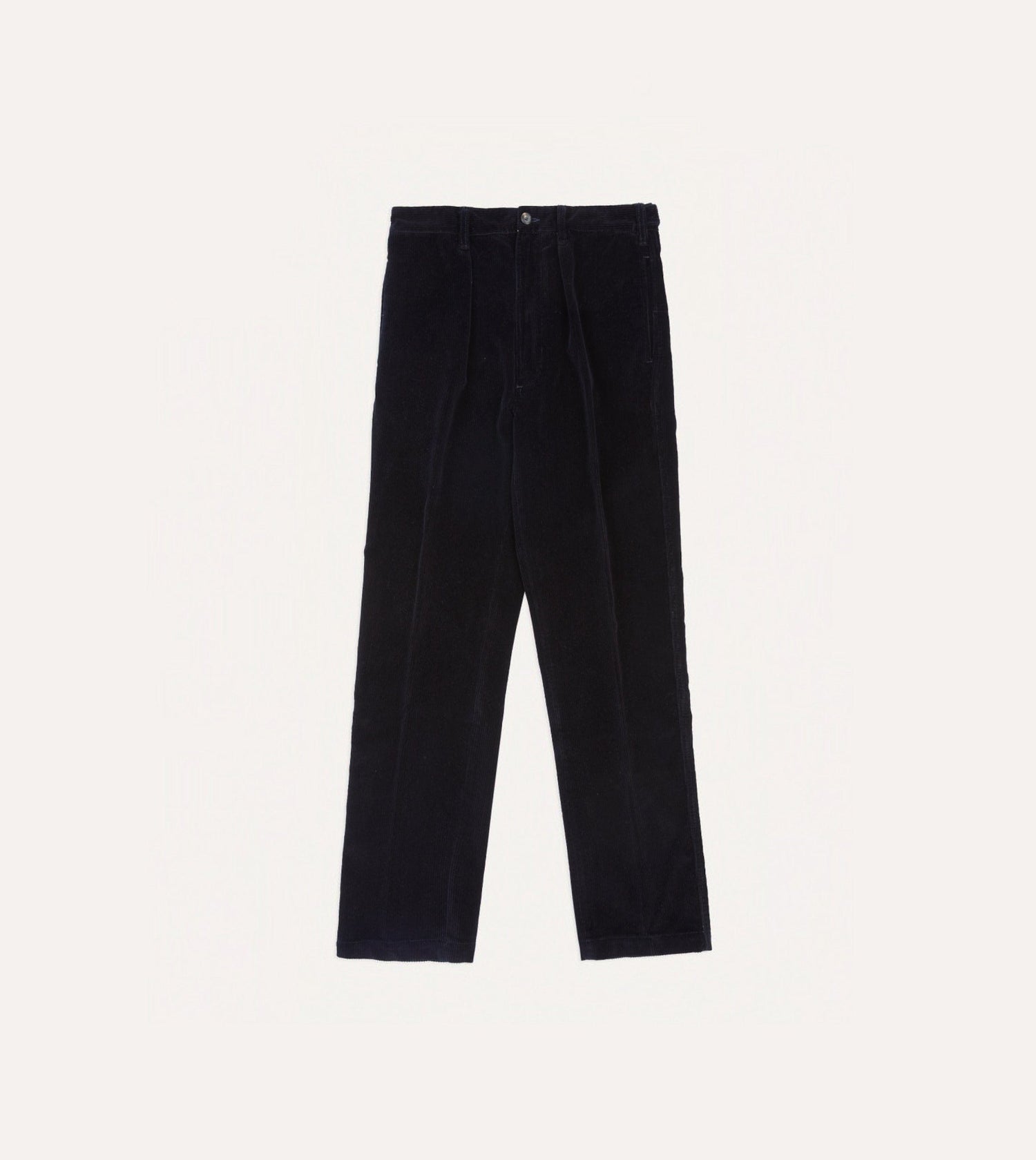 Navy Cotton Corduroy Games Trousers