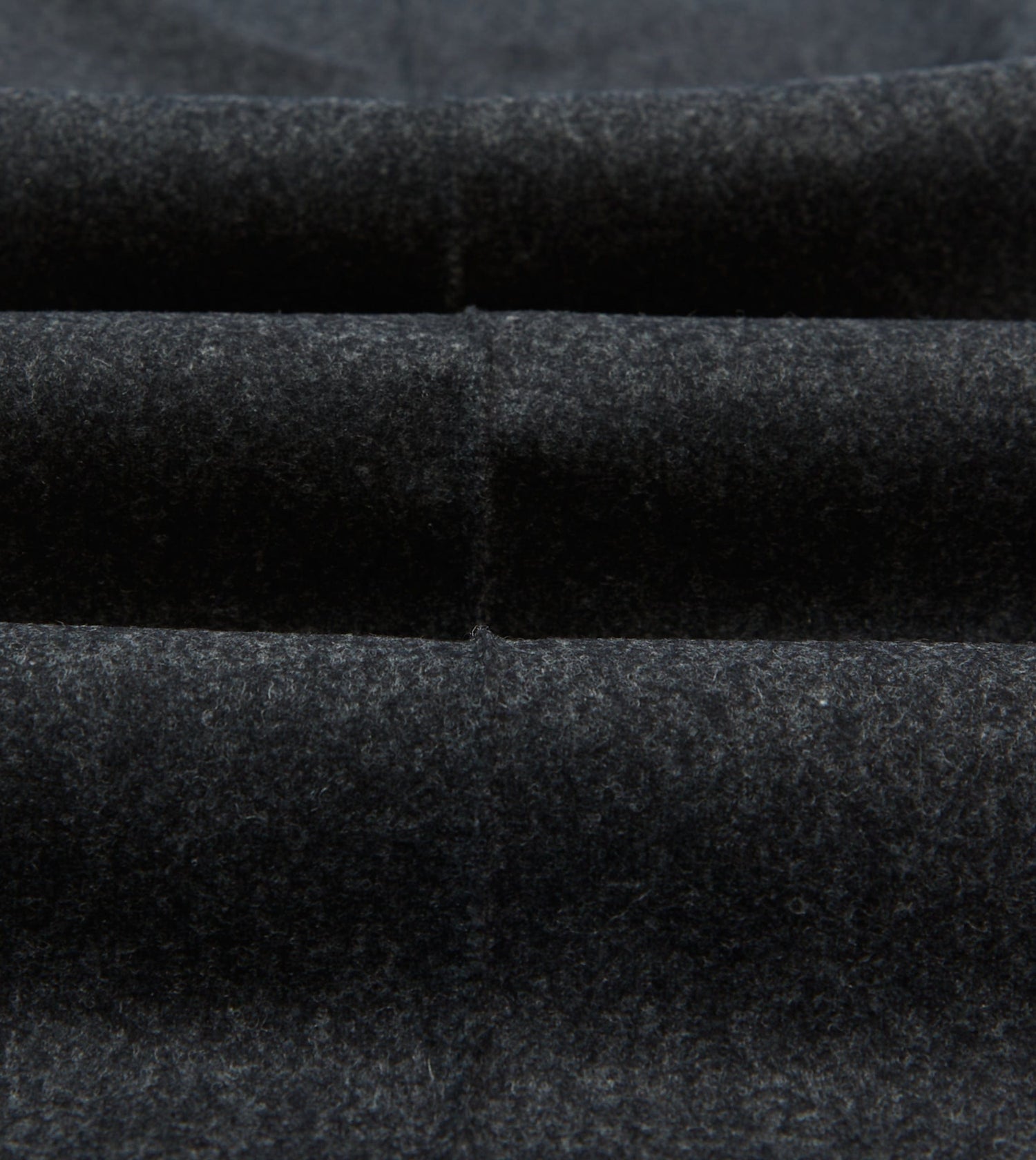 Grey Wool Flannel Single Pleat Trouser