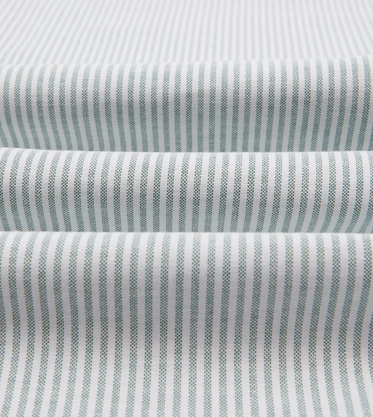 Green Ticking Stripe Cotton Pyjama Set