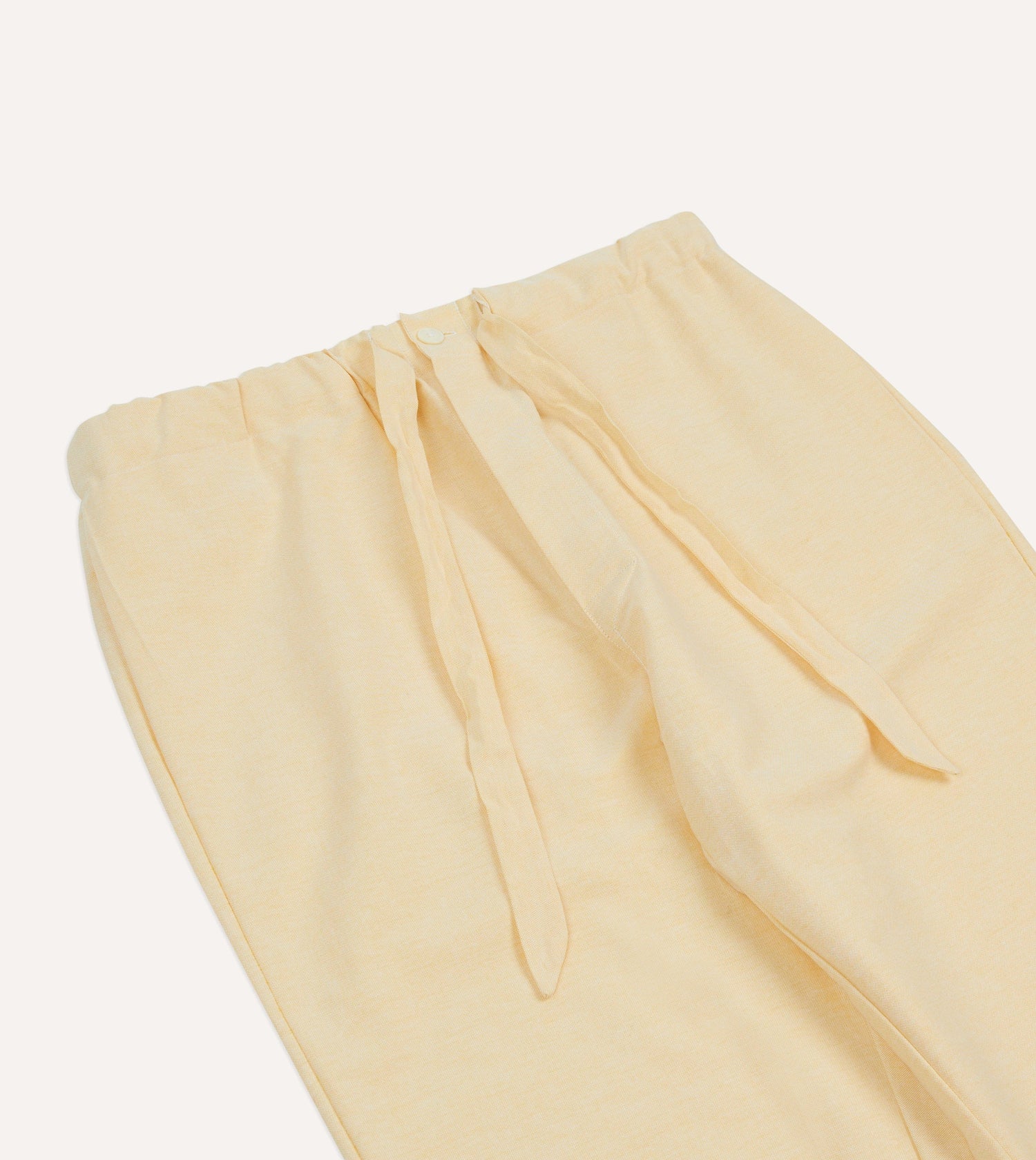 Yellow Oxford Cotton Pyjama Set