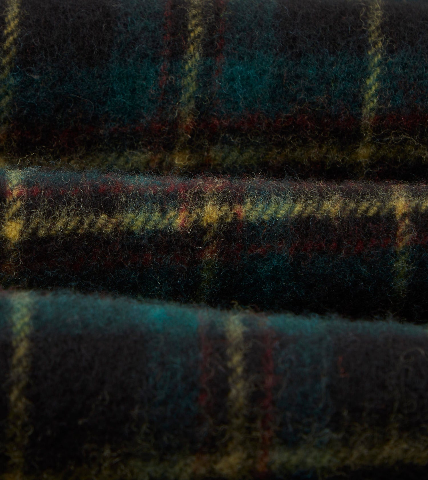 Campbell Tartan Lambswool Washed Check Scarf