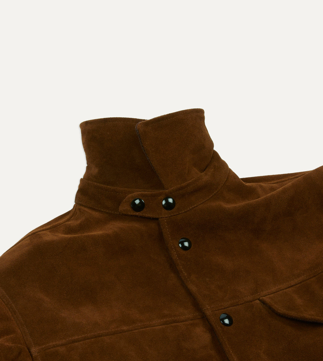 Brown Suede Car Coat with Blanket Lining – Drakes