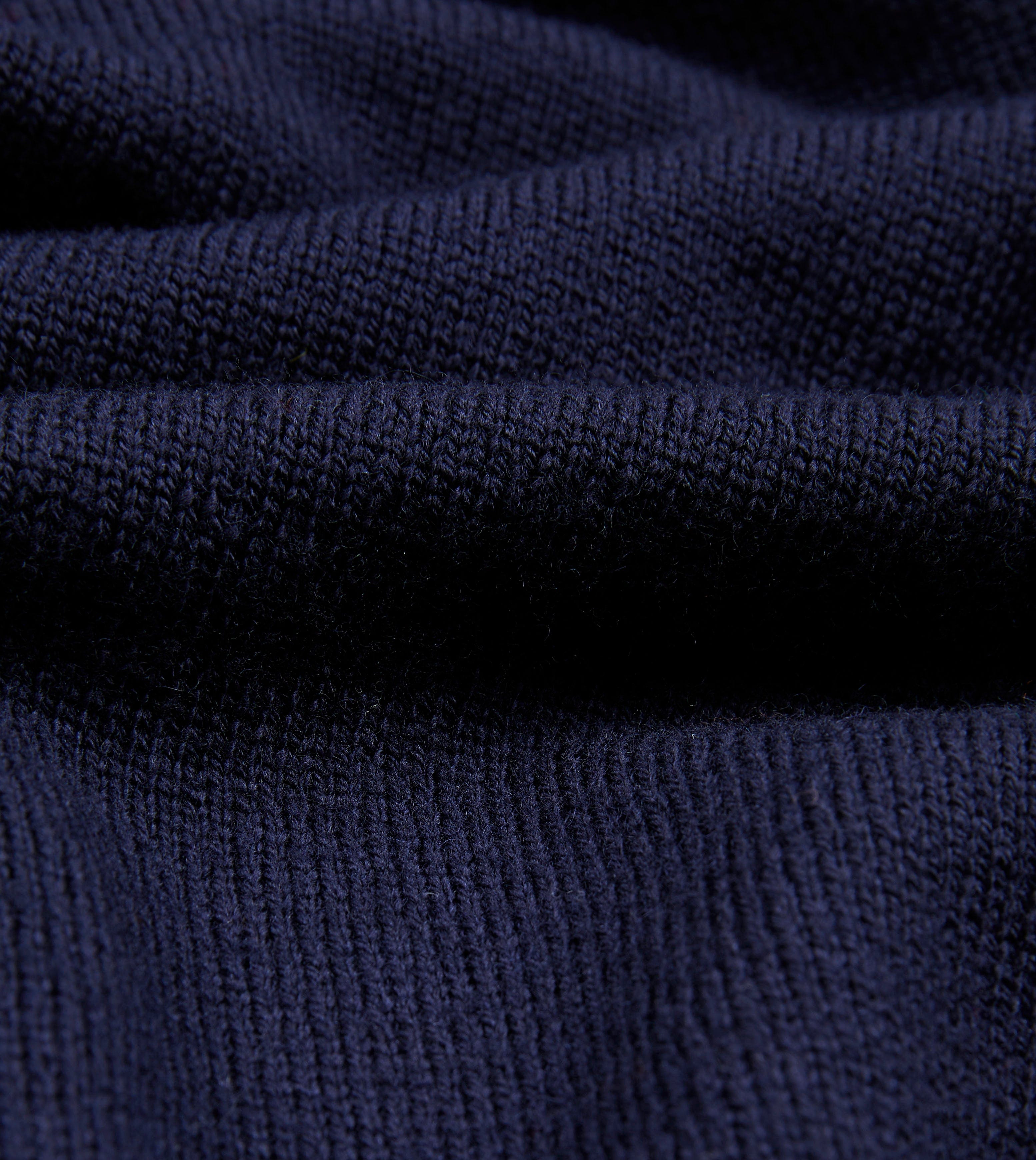 Navy Merino Wool Knitted Vest – Drakes