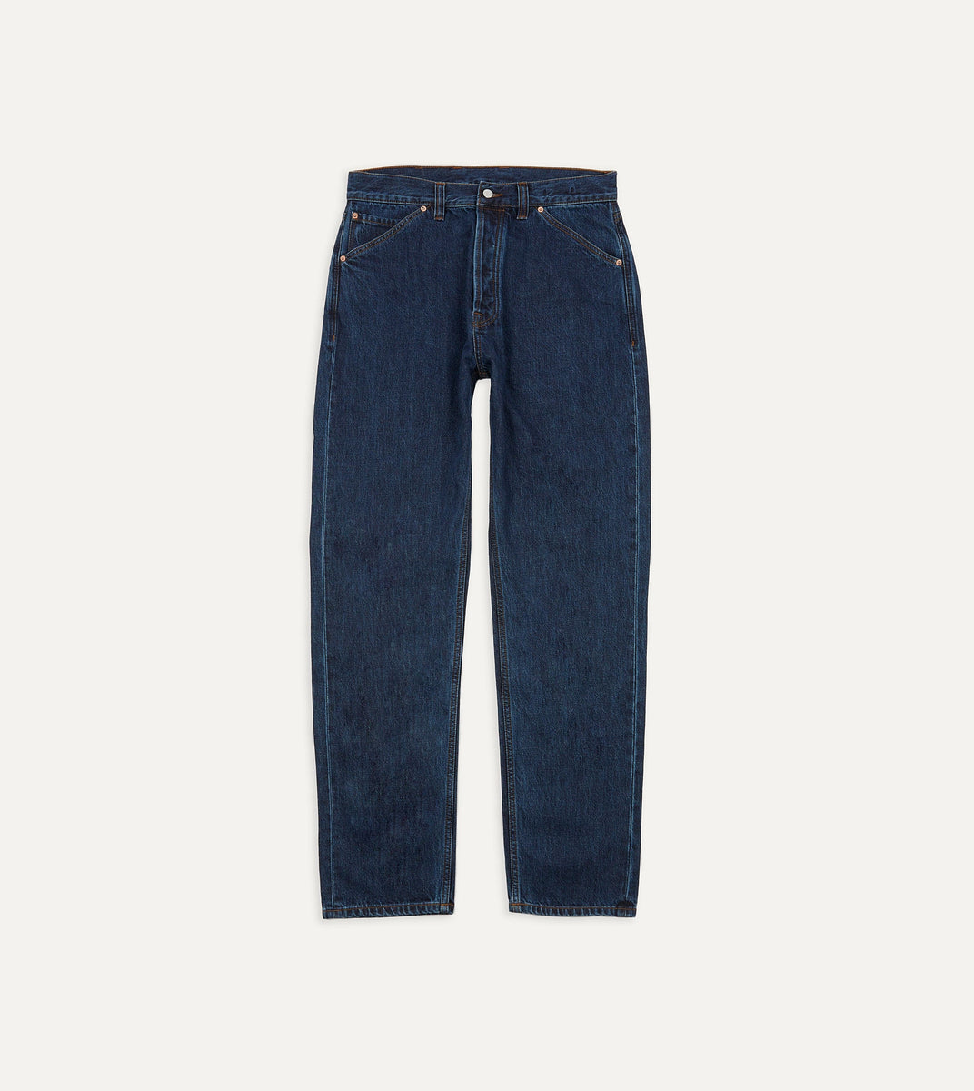 Stone Wash 13oz Denim Five-Pocket Jeans – Drakes