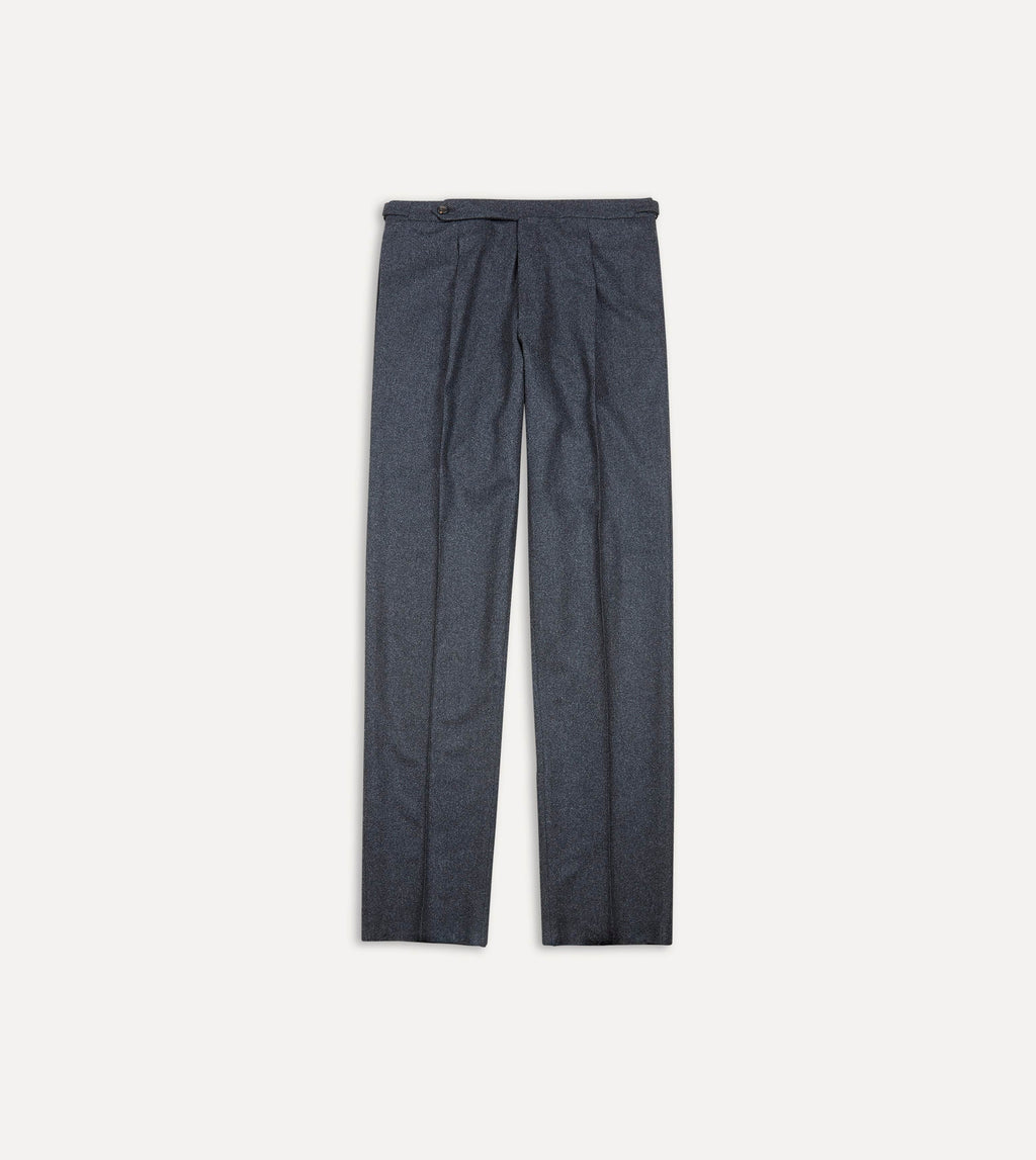 Men's Single Pleat Stretch Cord Trousers - House of Bruar